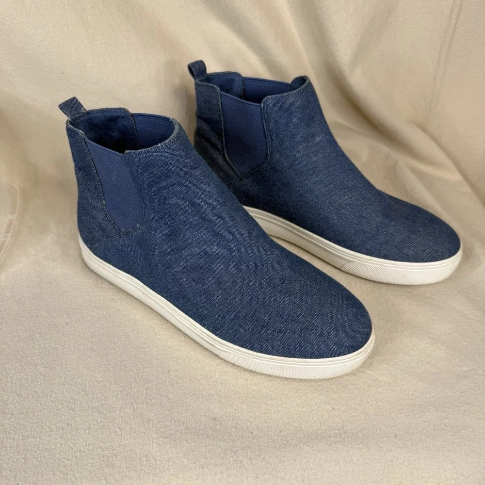 Blondo‎ Women's 8.5  Waterproof Denim Booties B3449